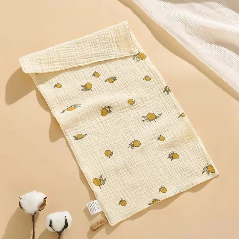 Cotton Muslin Baby Face Towel Long Burp Cloth for Newborn Kindergarten Hand Towels Infant Drooling Bibs Washcloth Baby Items
