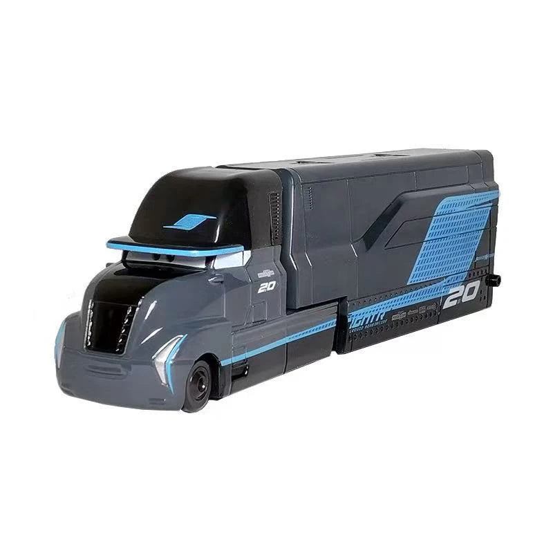 Pixar Cars Truck BBirthday Gifts Mobilization Jackson Cool Sister Francisc Container Truck Set Car Model Toy Truck Ornaments